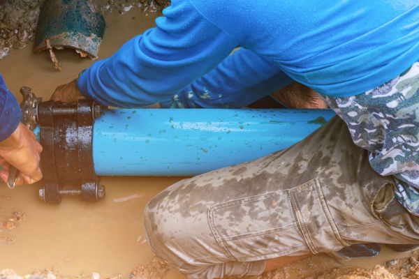 Underground Water Line Repair in Brooklyn
